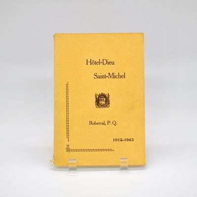 Page couverture du livre Hôtel-Dieu Saint-Michel Roberval (1913-1943)