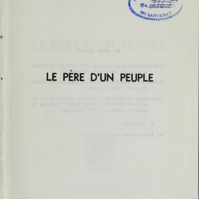 Le père d'un peuple : Pierre Tremblay, ancêtre de tous les Tremblay d'Amérique