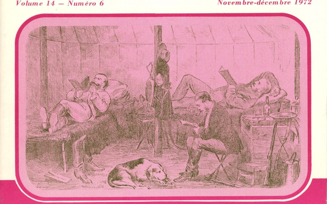 Saguenayensia, Volume 14, no 06, 1972Varia