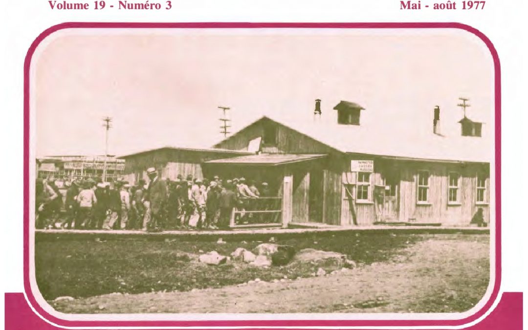 Saguenayensia, Volume 19, no 03, 1977Varia