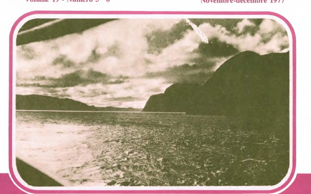 Saguenayensia, Volume 19, no 05-06, 1977Varia