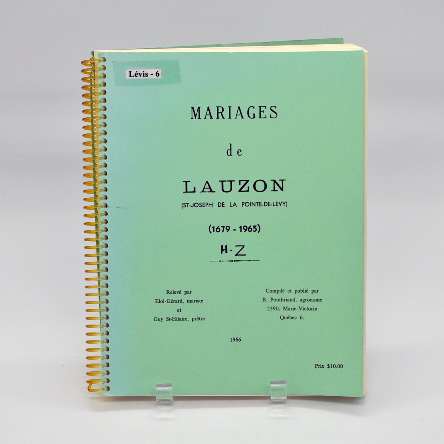 Mariages de Lauzon (Saint-Joseph de la Pointe-de-Lévy) 1679-1965 – Image 2
