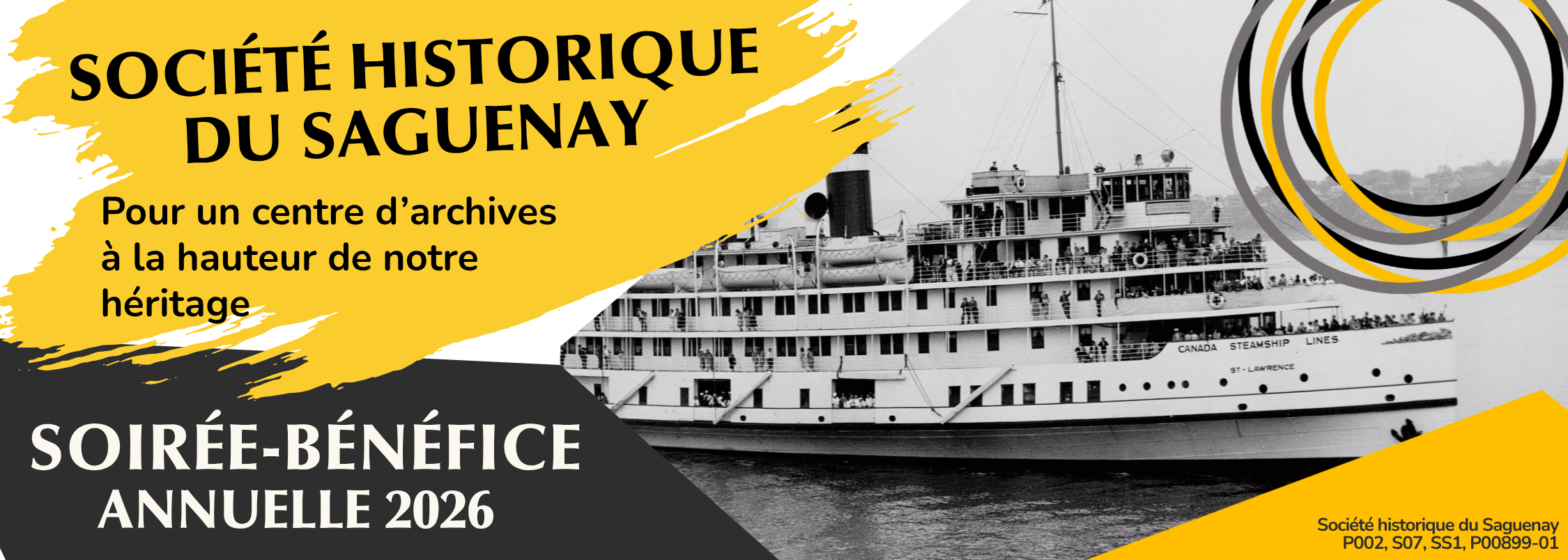 Campagne de financement annuelle 2026 Société historique du Saguenay