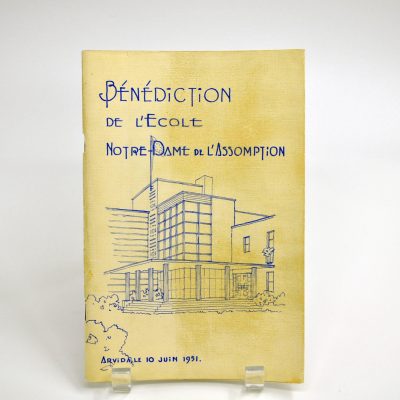 Bénédiction de l'école Notre-Dame de l'Assomption, Arvida