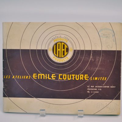 Catalogue des Ateliers Émile Couture Ltée